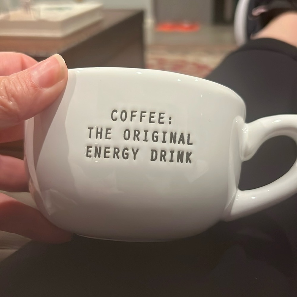 Farmhouse style coffee cup